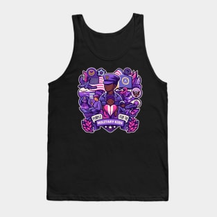 Purple Up For Military Kids - Month of the Military Child Tank Top